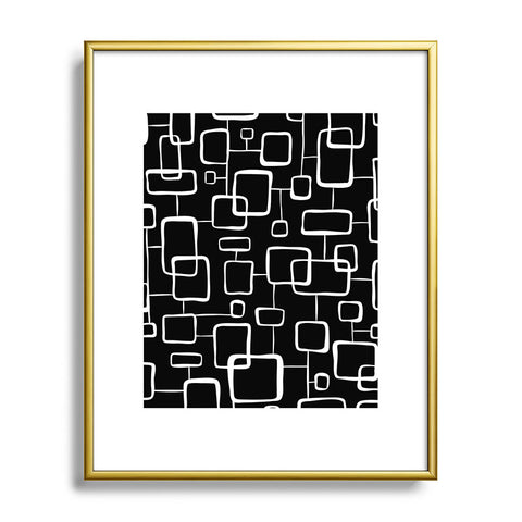 Heather Dutton On The Quad Black Metal Framed Art Print