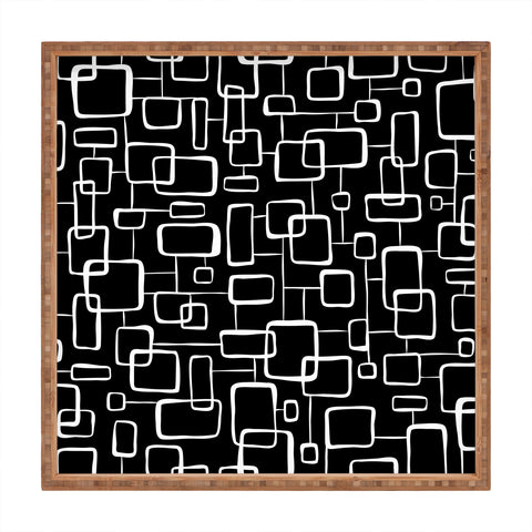 Heather Dutton On The Quad Black Square Tray