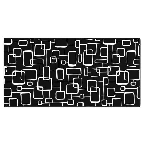 Heather Dutton On The Quad Black Desk Mat