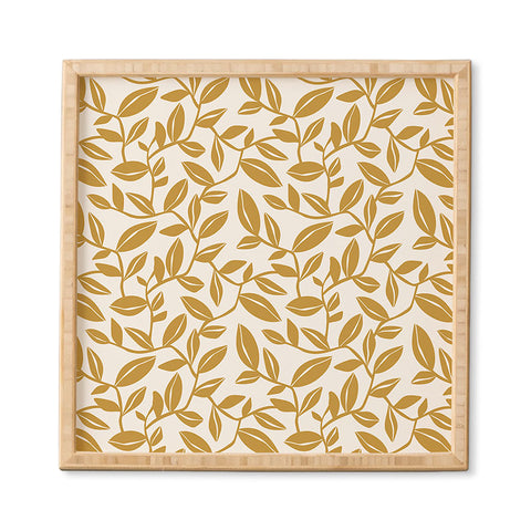 Heather Dutton Orchard Cream Goldenrod Framed Wall Art