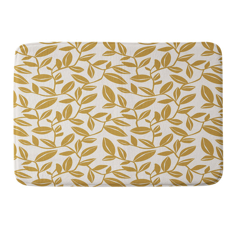 Heather Dutton Orchard Cream Goldenrod Memory Foam Bath Mat