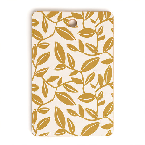 Heather Dutton Orchard Cream Goldenrod Cutting Board Rectangle