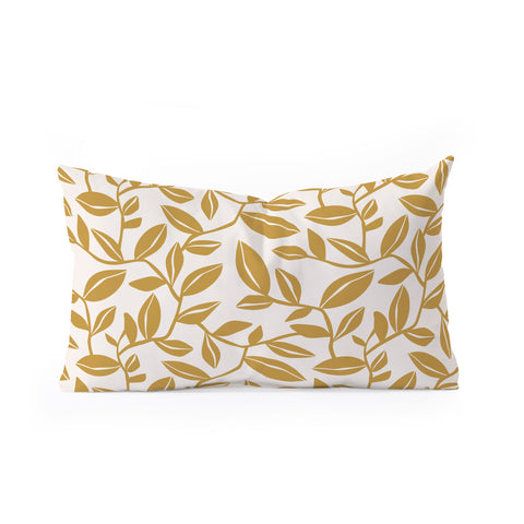 Heather Dutton Orchard Cream Goldenrod Oblong Throw Pillow