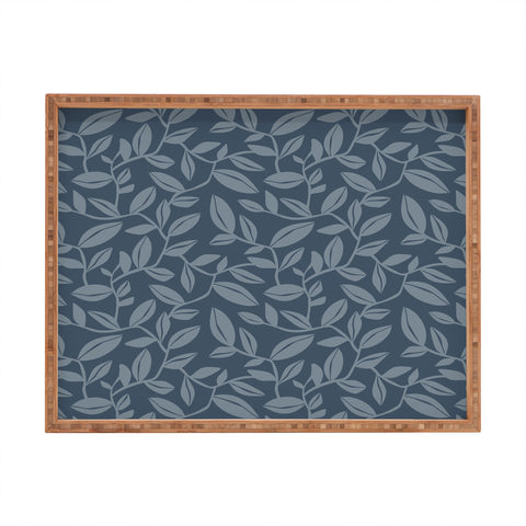 Heather Dutton Orchard Dusk Blue Rectangular Tray