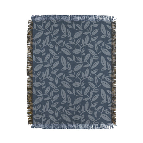 Heather Dutton Orchard Dusk Blue Throw Blanket