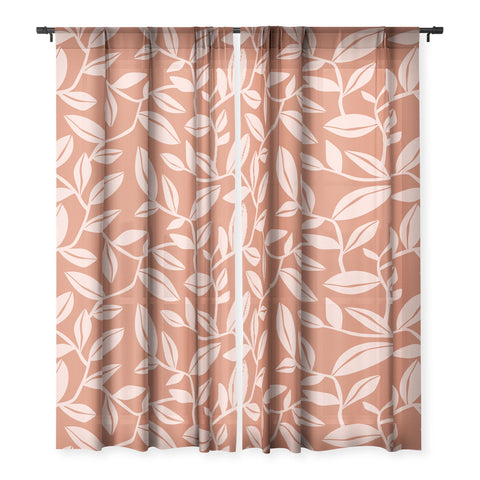 Heather Dutton Orchard Terra Cotta Blush Sheer Non Repeat