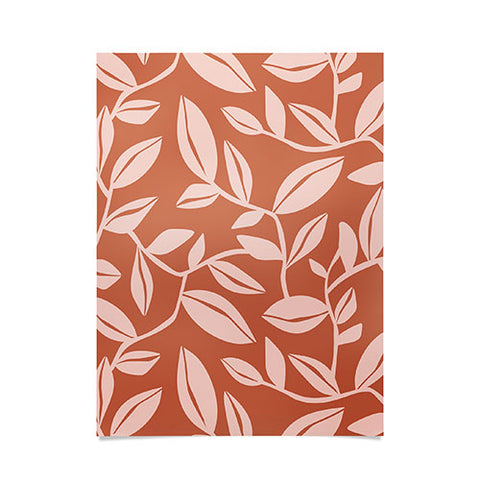 Heather Dutton Orchard Terra Cotta Blush Poster