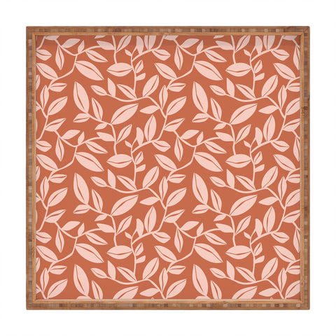 Heather Dutton Orchard Terra Cotta Blush Square Tray