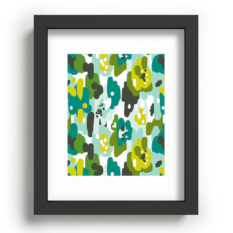Heather Dutton Painted Camo Recessed Framing Rectangle