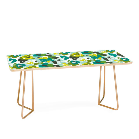Heather Dutton Painted Camo Coffee Table