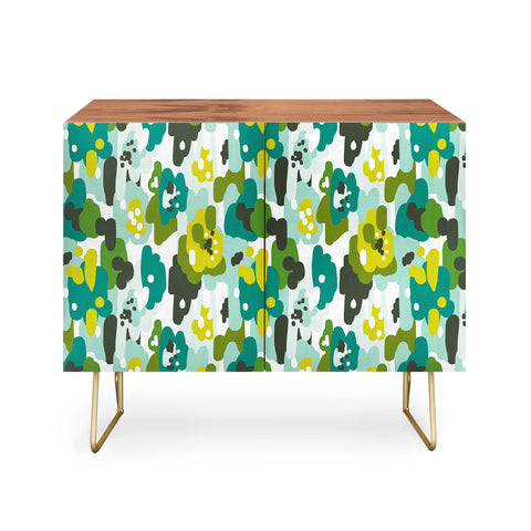 Heather Dutton Painted Camo Credenza