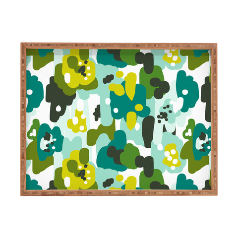 Heather Dutton Painted Camo Rectangular Tray
