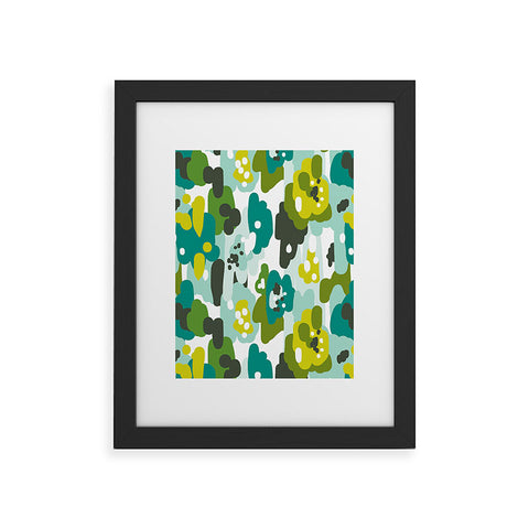 Heather Dutton Painted Camo Framed Art Print