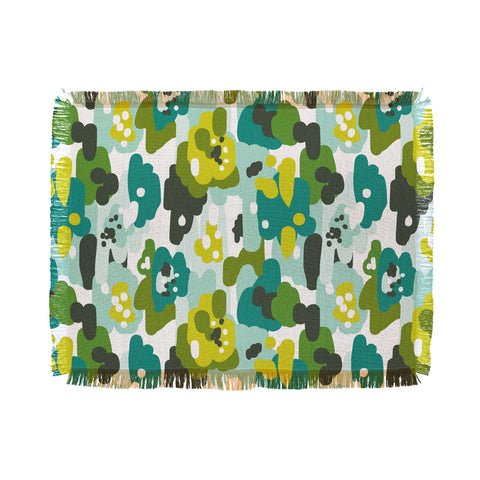 Heather Dutton Painted Camo Throw Blanket