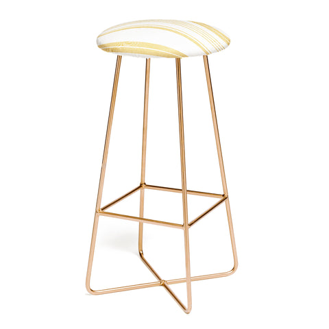 Heather Dutton Pathway Goldenrod Bar Stool
