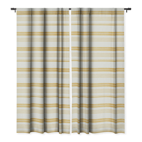 Heather Dutton Pathway Goldenrod Blackout Window Curtain