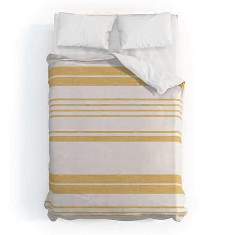 Heather Dutton Pathway Goldenrod Duvet Cover