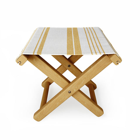 Heather Dutton Pathway Goldenrod Folding Stool