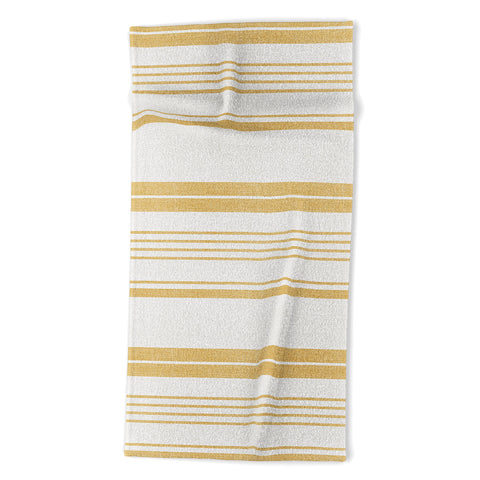 Heather Dutton Pathway Goldenrod Beach Towel
