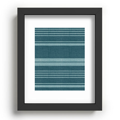 Heather Dutton Pathway Teal Recessed Framing Rectangle