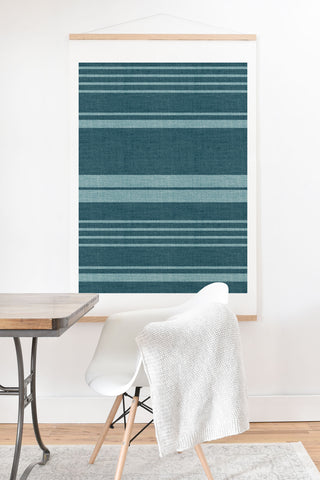 Heather Dutton Pathway Teal Art Print And Hanger