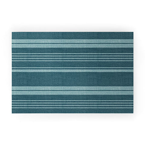 Heather Dutton Pathway Teal Welcome Mat