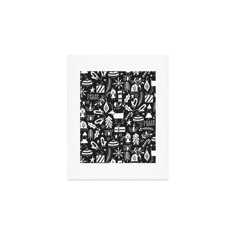 Heather Dutton Peace and Joy Black Art Print