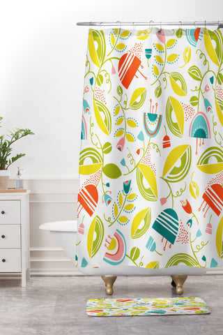 Heather Dutton Penelope Shower Curtain And Mat