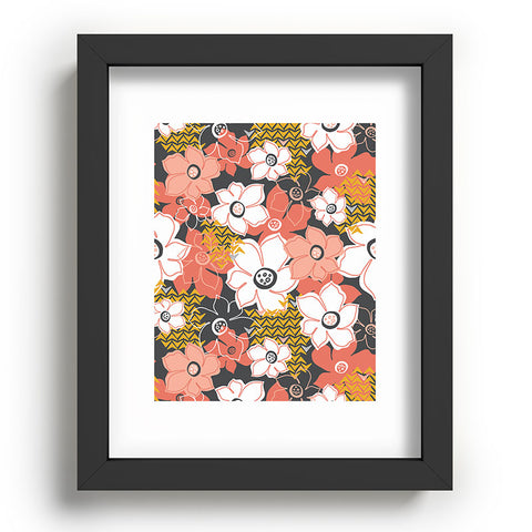 Heather Dutton Petals And Pods Lava Recessed Framing Rectangle