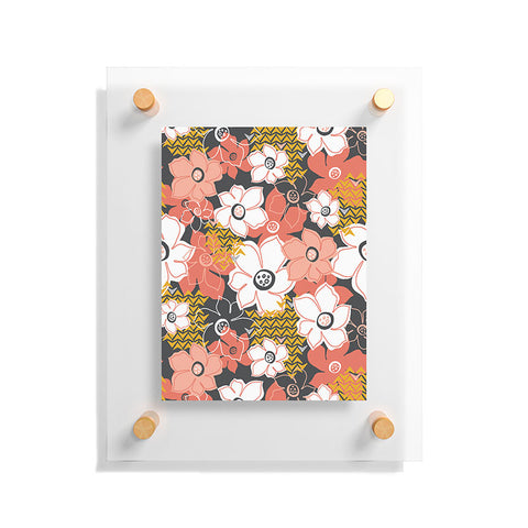 Heather Dutton Petals And Pods Lava Floating Acrylic Print