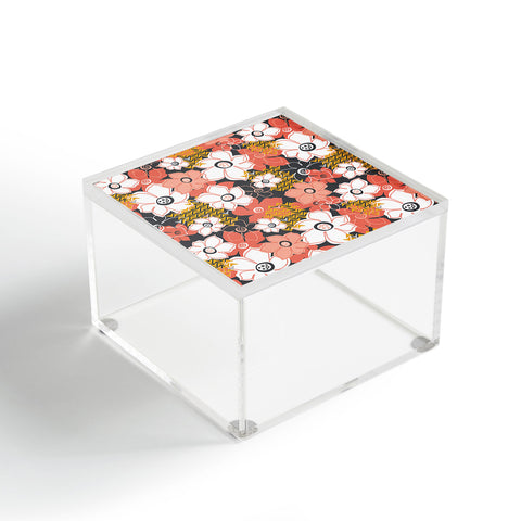 Heather Dutton Petals And Pods Lava Acrylic Box