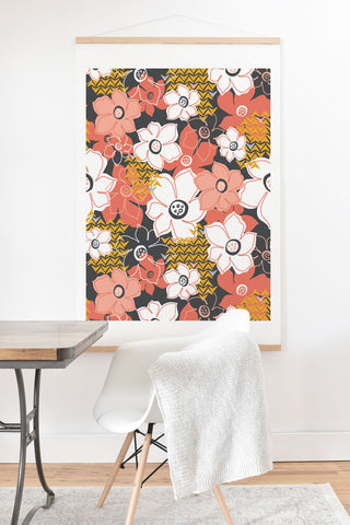 Heather Dutton Petals And Pods Lava Art Print And Hanger