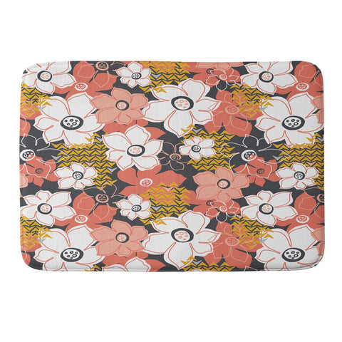 Heather Dutton Petals And Pods Lava Memory Foam Bath Mat