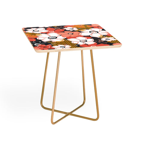 Heather Dutton Petals And Pods Lava Side Table