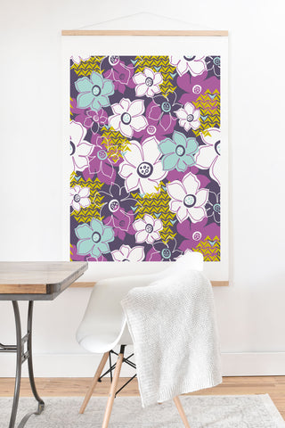 Heather Dutton Petals and Pods Orchid Art Print And Hanger