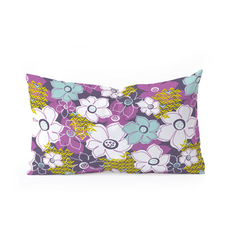 Heather Dutton Petals and Pods Orchid Oblong Throw Pillow