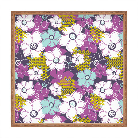 Heather Dutton Petals and Pods Orchid Square Tray