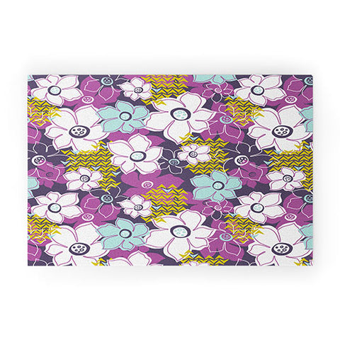 Heather Dutton Petals and Pods Orchid Welcome Mat