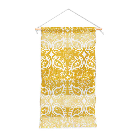 Heather Dutton Plush Paisley Goldenrod Wall Hanging Portrait