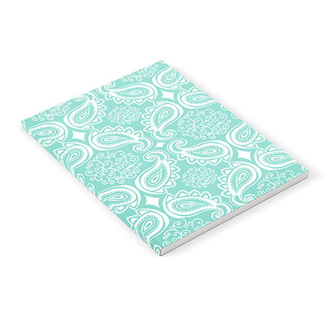 Heather Dutton Plush Paisley SeaSpray Notebook