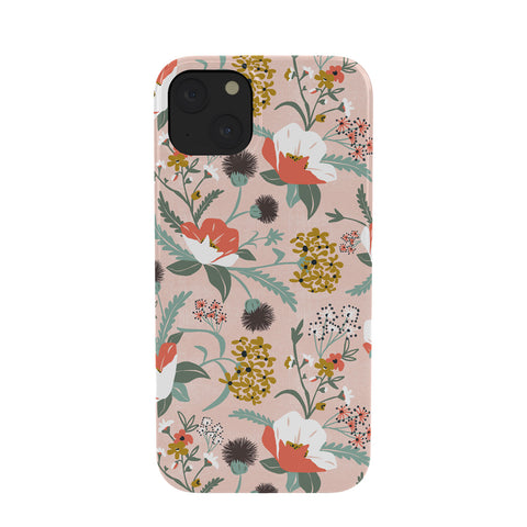 Heather Dutton Poppy Meadow Blush Phone Case