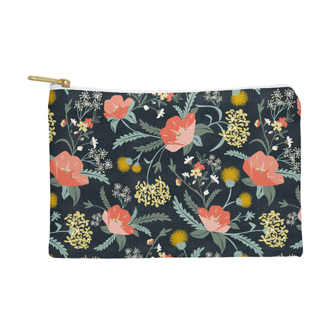 Heather Dutton Poppy Meadow Midnight Pouch