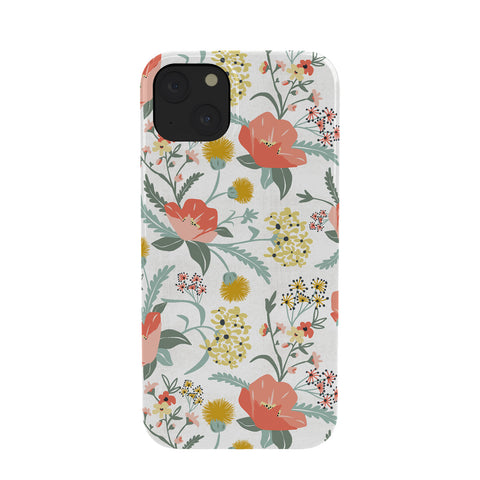 Heather Dutton Poppy Meadow White Phone Case