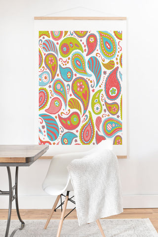 Heather Dutton Power Paisley Art Print And Hanger
