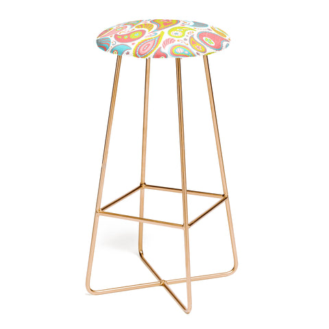 Heather Dutton Power Paisley Bar Stool
