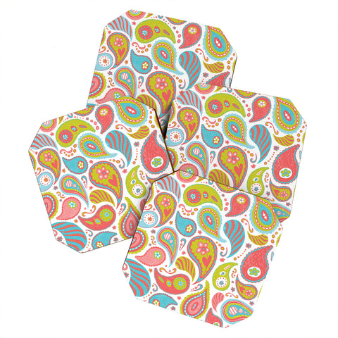 Heather Dutton Power Paisley Coaster Set