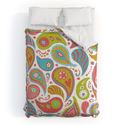 Heather Dutton Power Paisley Comforter