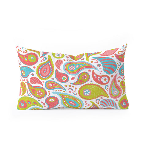 Heather Dutton Power Paisley Oblong Throw Pillow