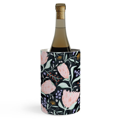 Heather Dutton Protea Field Midnight Blue Wine Chiller