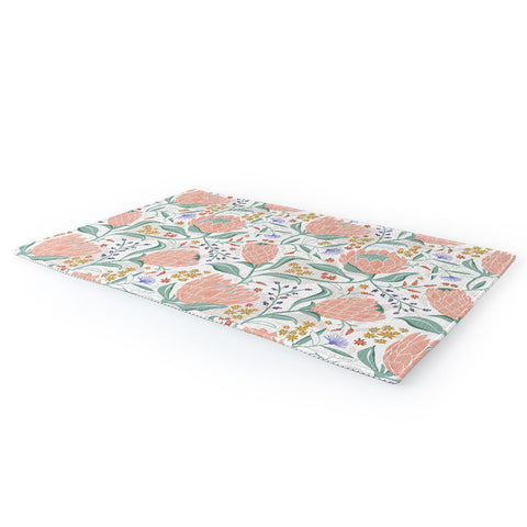 Heather Dutton Protea Field White Area Rug